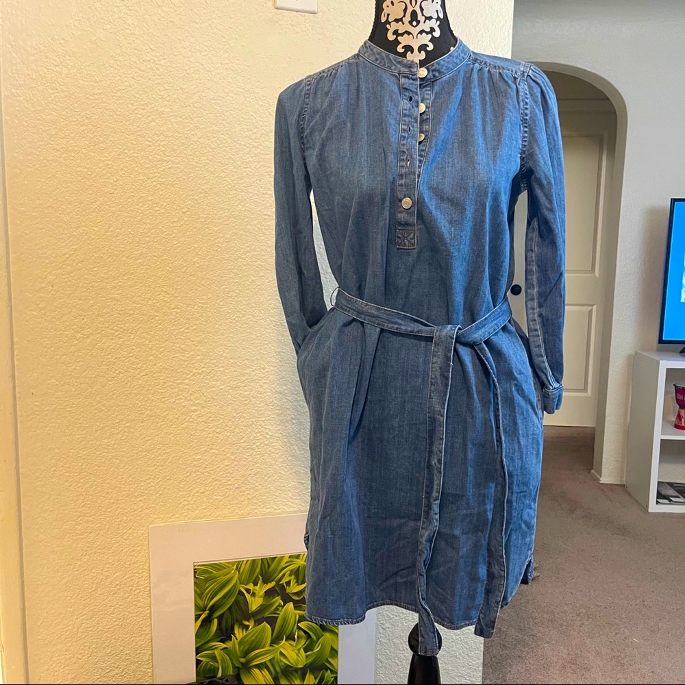 Gap denim shirt dress